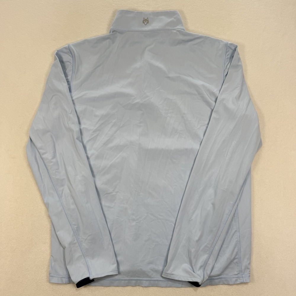 Greyson Golf Tate 1/4 Zip Pullover Solid Blue Performance Medium Long Sleeve - Picture 3 of 8